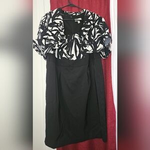 Women's 2pc Dressbarn 14W Plus Size Dress Blazer Jacket Set